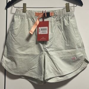 Topo Designs Women's Light Mint Shorts